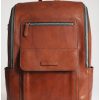 Manner Scalia-Gruppe Rucksacke | The Bridge Alberto Rucksack Fur Laptop 15'' Braun/Undurchsichtiges Dunkles Ruthenium