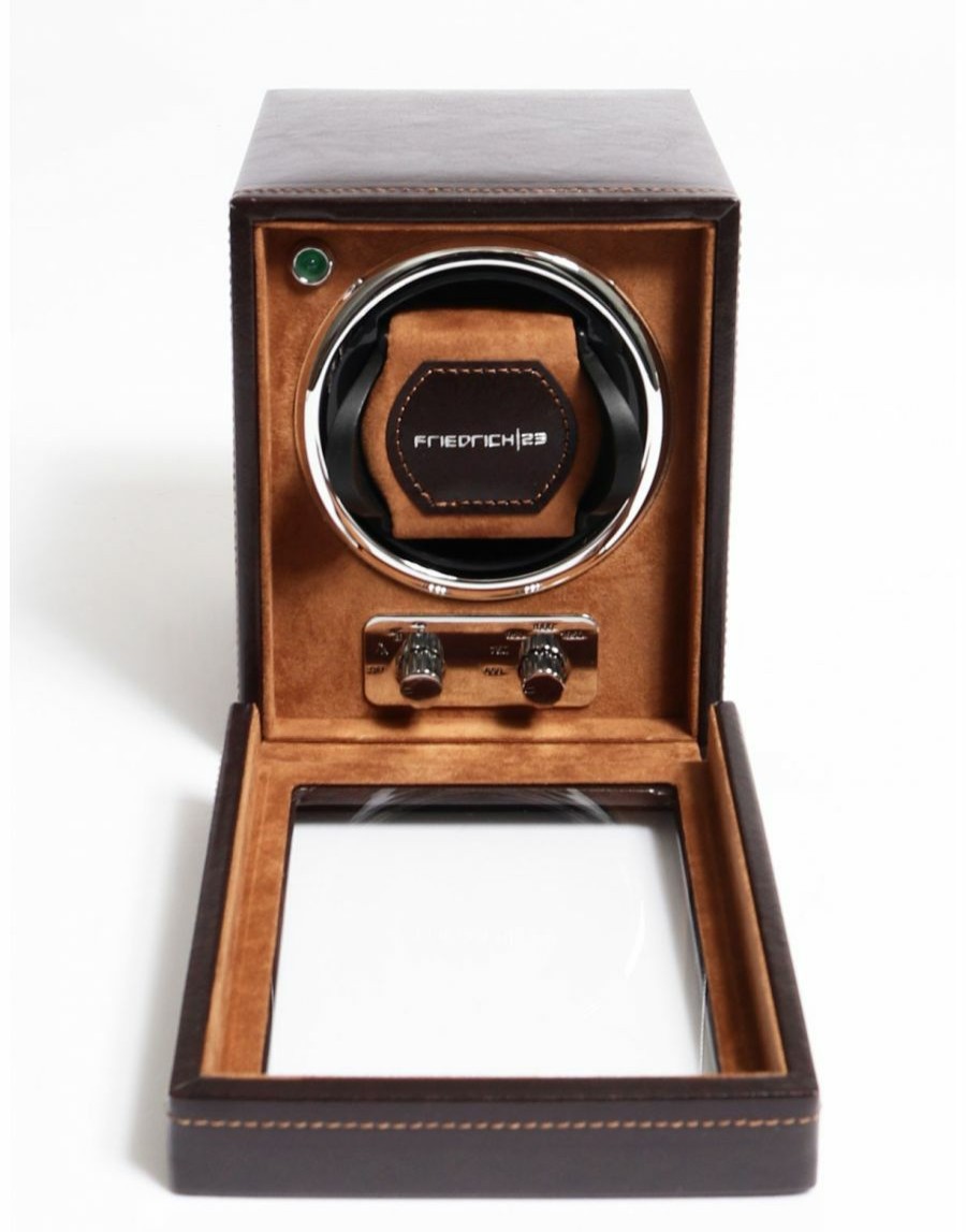 Manner Scalia-Gruppe Uhrengehause | Friedrich23 Bond Watches Zeitbox Braun