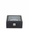 Manner Scalia-Gruppe Uhrengehause | Friedrich23 Carbon 5-Sitzer Uhrenbox Mit Led Dunkelblau