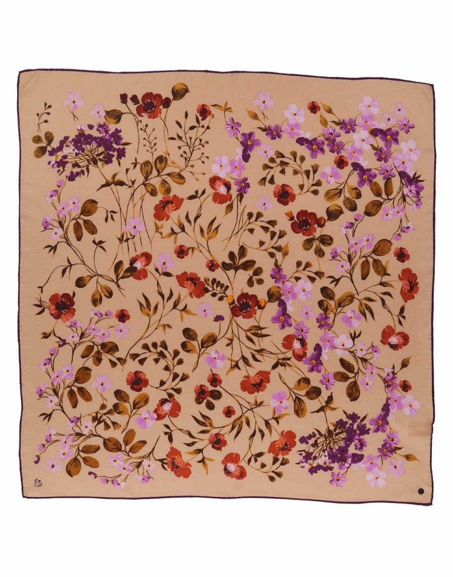 Frauen Scalia-Gruppe Schals Und Tucher | Foulard In Seta Fraas Con Fantasia Floreale