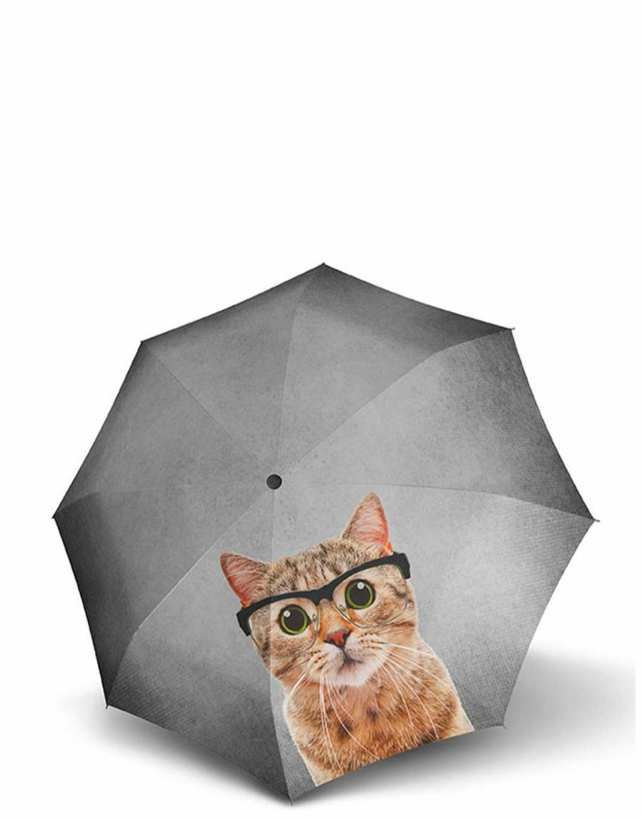 Frauen Scalia-Gruppe Regenschirme | Doppler Regenschirm Modern Art Long Ac Verruckte Katze