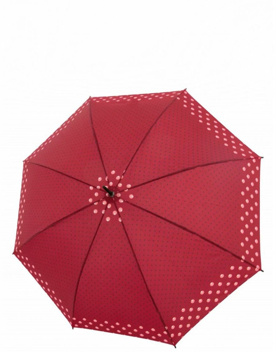 Frauen Scalia-Gruppe Regenschirme | Derby Hit Long Ac Twinkle Langer Regenschirm Rot