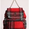 Frauen Scalia-Gruppe Rucksacke | Liu Jo Brionia Rucksack Aus Stoff Tartan-Rosen