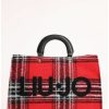 Frauen Scalia-Gruppe Handtaschen | Liu Jo Brionia Handtasche Tartan-Rosen