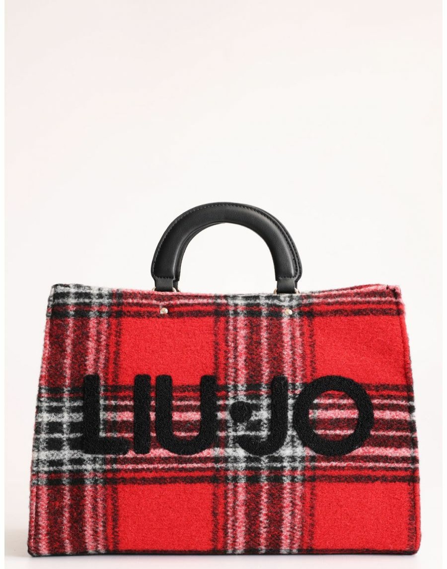 Frauen Scalia-Gruppe Handtaschen | Liu Jo Brionia Handtasche Tartan-Rosen