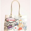 Frauen Scalia-Gruppe Schultertaschen | Borse A Spalla Braccialini Cartoline Las Vegas