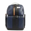 Manner Scalia-Gruppe Rucksacke | Piquadro Urban Rucksack Fast-Check Fur Laptop 15,6''