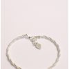 Frauen Scalia-Gruppe Schmuck | Sing A Song Twist Gitarrensaitenarmband Silber Silber Clair