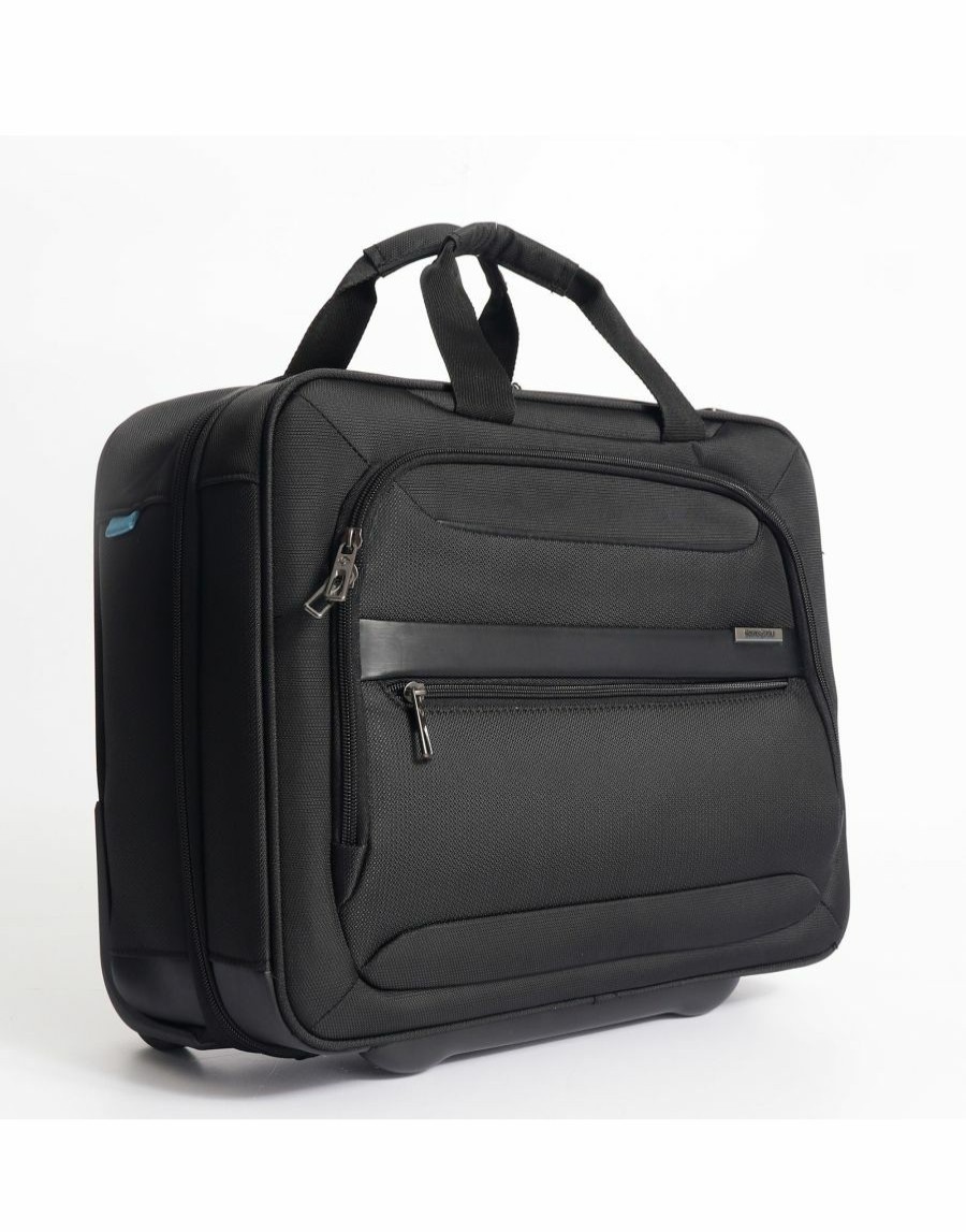 Gepack Scalia-Gruppe Pilotenfalle | Pilotentrolley Samsonite Vectura Evo Pc-Halterung 15,6'' Schwarz