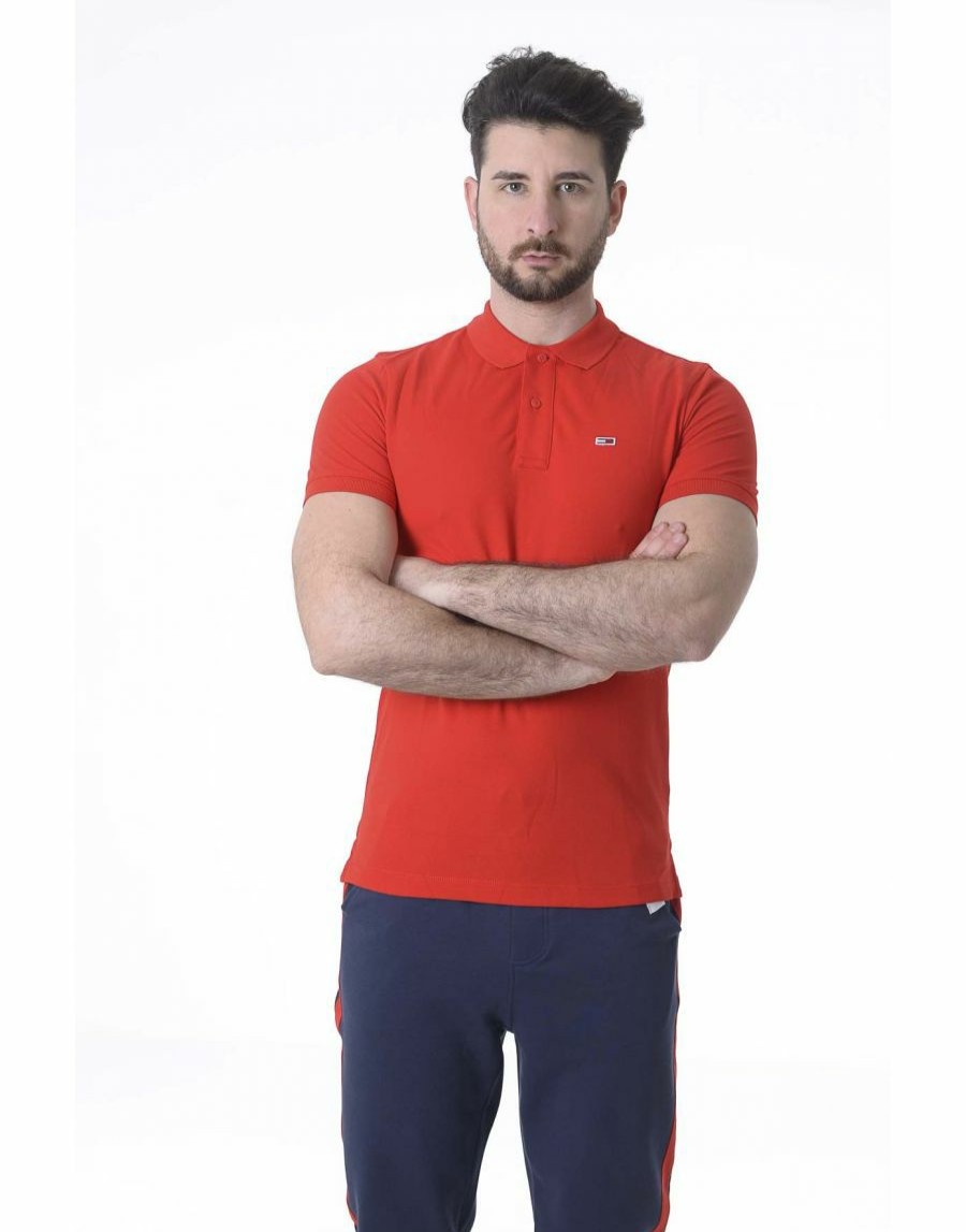 Manner Scalia-Gruppe Polo-Shirts | Tommy Hilfiger Polo-Jeans Stretch