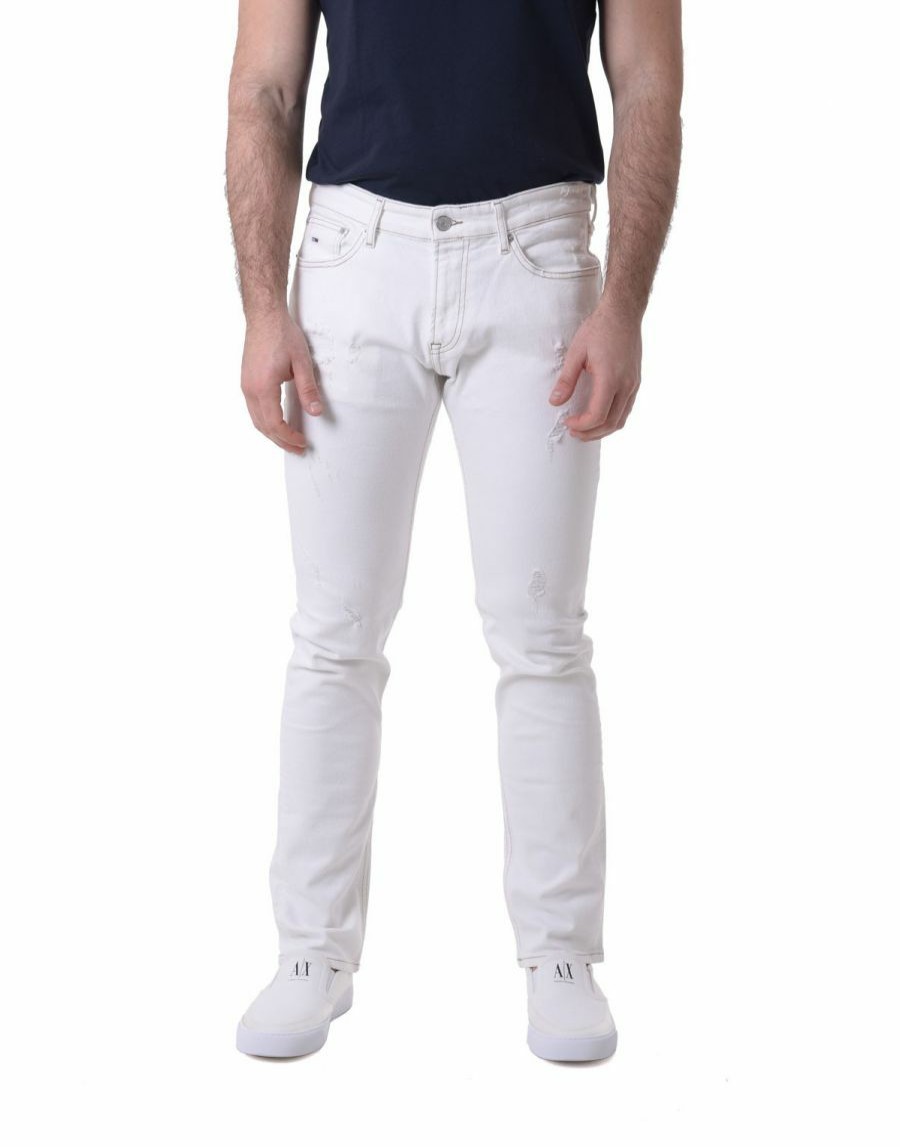 Manner Scalia-Gruppe Jeans | Tommy Hilfiger Scanton Jeans Mit Abgenutztem Look