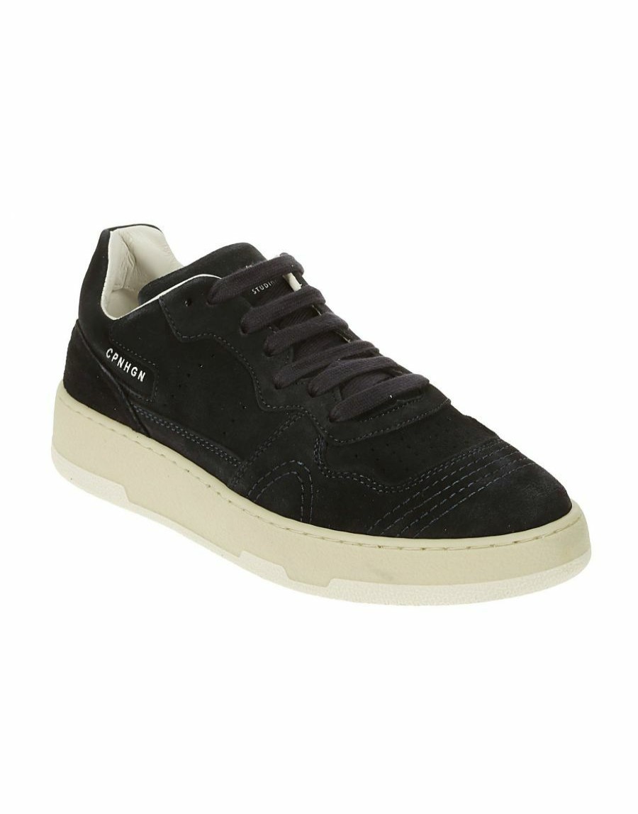 Manner Scalia-Gruppe Turnschuhe | Copenhagen Wildleder-Marine-Sneaker