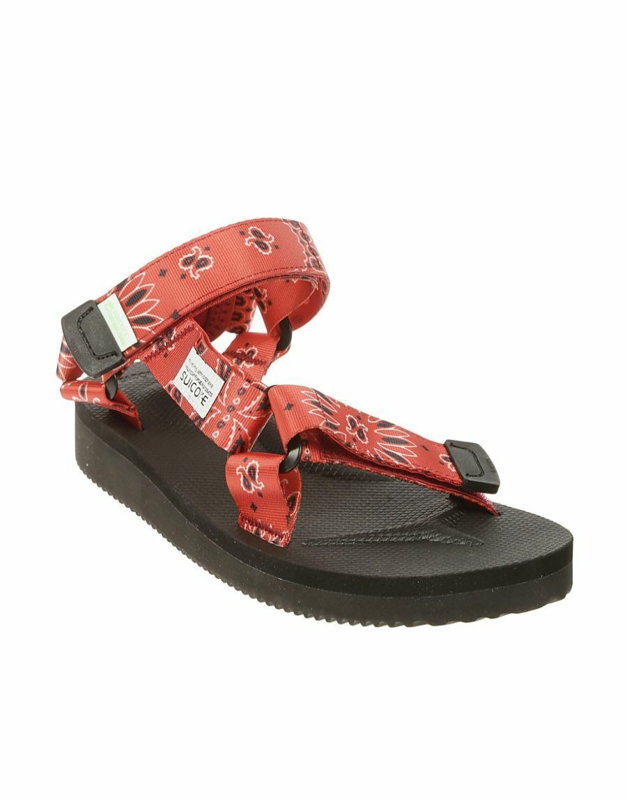 Frauen Scalia-Gruppe Sandalen | Suicoke Depa-Cab Rote Sandalen