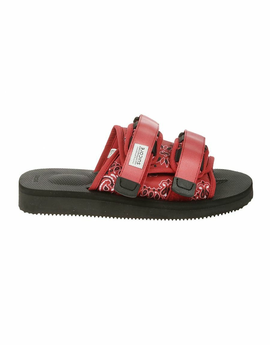 Frauen Scalia-Gruppe Sandalen | Suicoke Moto-Cab Rote Sandalen