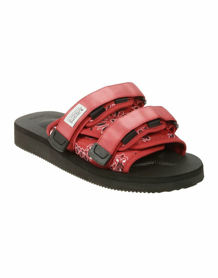 Frauen Scalia-Gruppe Sandalen | Suicoke Moto-Cab Rote Sandalen