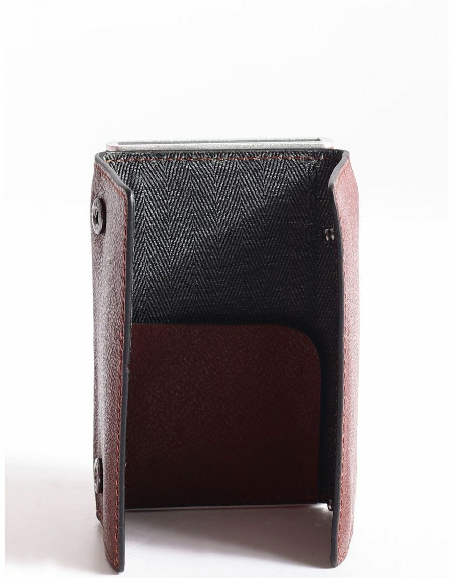 Frauen Scalia-Gruppe Kreditkarteninhaber | Piquadro Black Square Card Holder Compact Wallet