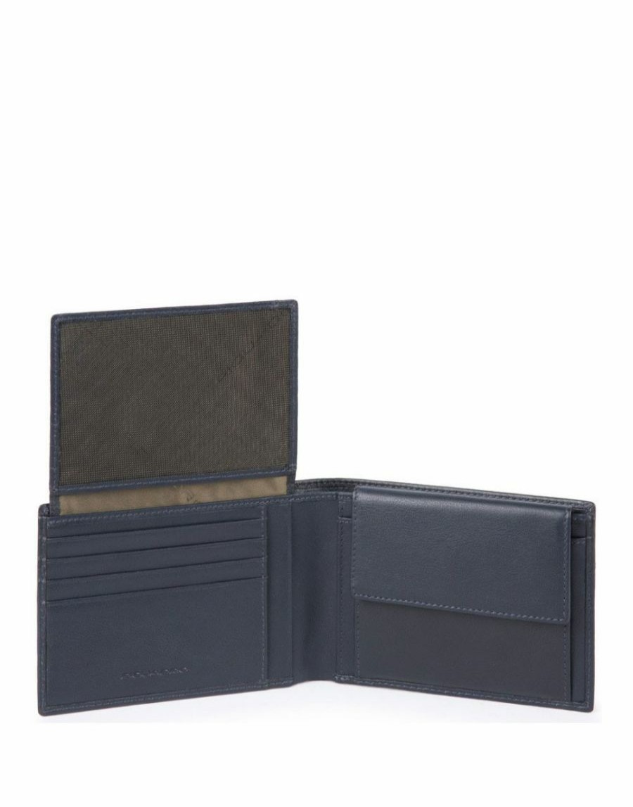 Manner Scalia-Gruppe Dokumentenhalter | Piquadro Urban Wallet Mit Flyer Fur Dokumente