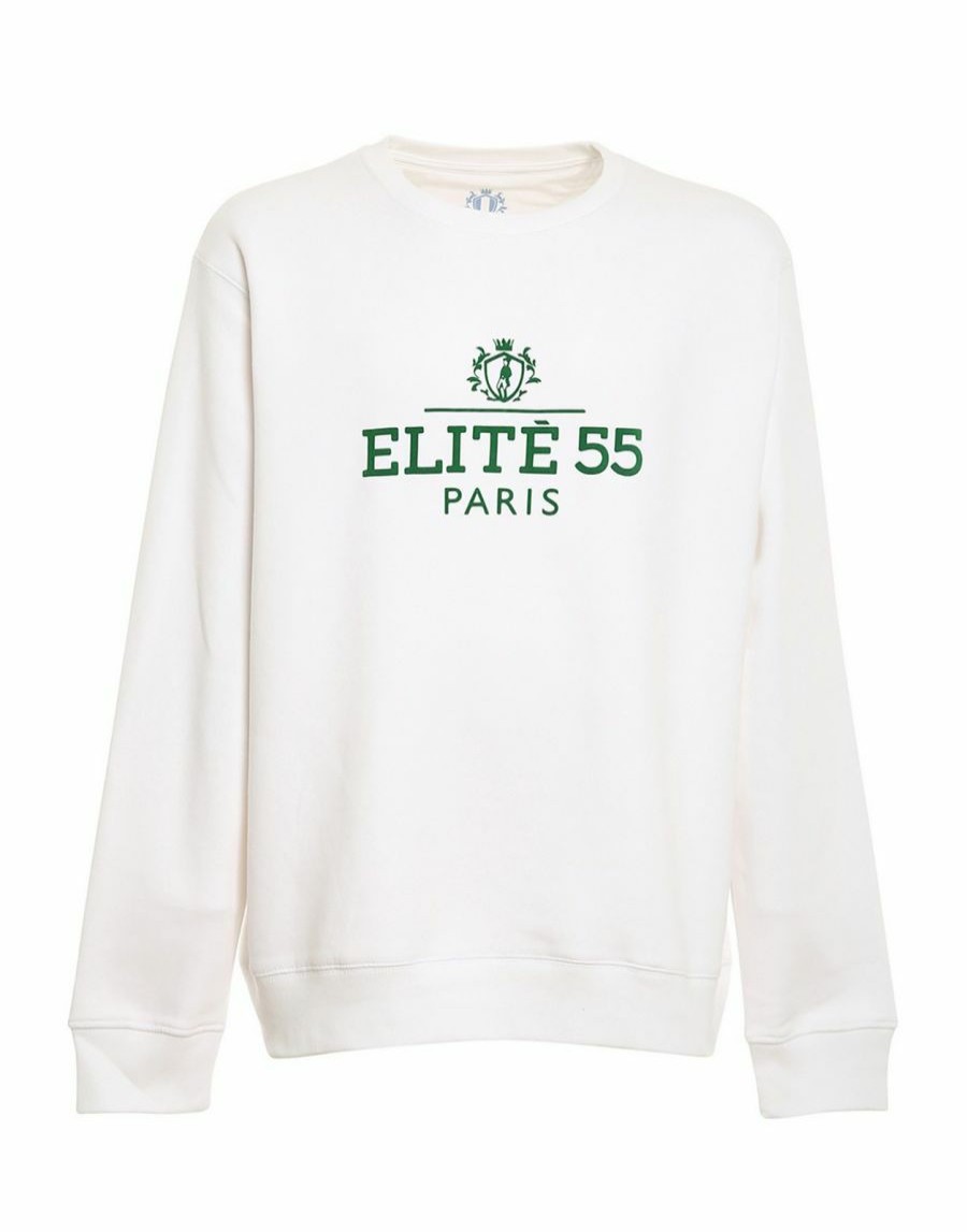 Manner Scalia-Gruppe Sweatshirts Und Hoodies | Elite 55 Sweatshirt Mit Rundhalsausschnitt Und Aufdruck