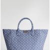 Frauen Scalia-Gruppe Handtaschen | Pollini Heritage Denim-Jacquard-Handtasche Bl/Av/Marz