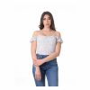 Frauen Scalia-Gruppe T-Shirts Und Tops | Gue Crop Top Hary Ace Effect